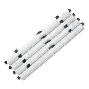Safco Sheet File Hanging Clamps, 100 Sheets Per Clamp, 24" Length, 6/Carton - 1 of 4