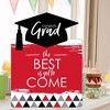 Big Dot of Happiness Red Grad - Best is Yet to Come - Red Grad Congratulations Giant Greeting Card - Big Shaped Jumborific Card - 2 of 4