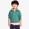Primary Kids Quarter Zip Sweatshirt in Sunwashed Teal Size 2 - 3 of 3