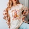 Simply Sage Market Women's Coquette Pumpkin Spice Coffee Short Sleeve Graphic Tee - 2 of 4