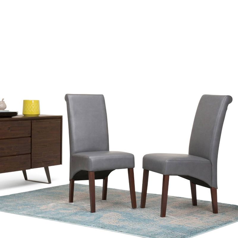 Set of 2 Franklin Deluxe Parson Dining Chair - Wyndenhall, 3 of 8
