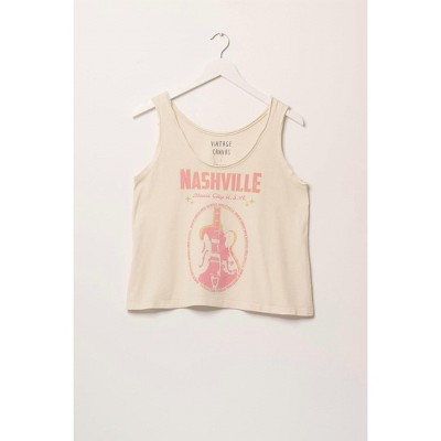 Women's Nashville Music City Racerback Graphic Tank Top - PROMESA