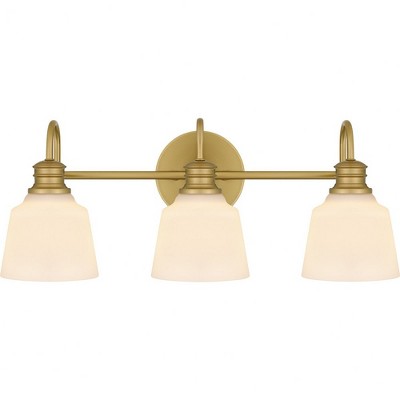 Quoizel Lighting Hinton 3 - Light Vanity in  Aged Brass