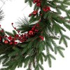 Northlight Real Touch™️ Berries and Pine Artificial Christmas Wreath  - 32" - Unlit - image 4 of 4