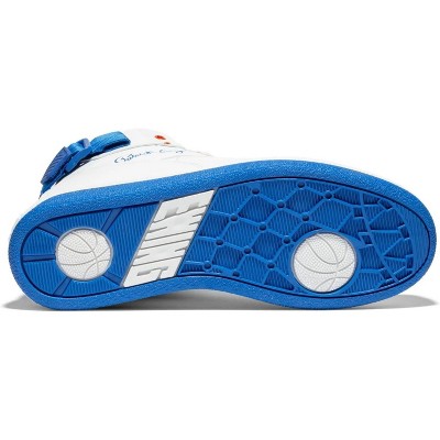 Мужские кроссовки Ewing Athletics Ewing Atheltics Men's 33 HI x Orion Rebound Basketball Sneakers White/Royal Blue/Orange 9.5 — фото 6