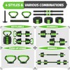 ODK Adjustable Dumbbells Set, 44/66/88lbs 4 in1 Free Weight Dumbbell Set of 2 Used as Barbell,Fitness Exercises for Home Gym Suitable Men/Women - 2 of 4
