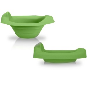 Potette Collapsible Potty Liner: Easy Clean, Comfortable Toilet Training for Toddlers - Blue, Green, Pink, Gray - 1 of 3