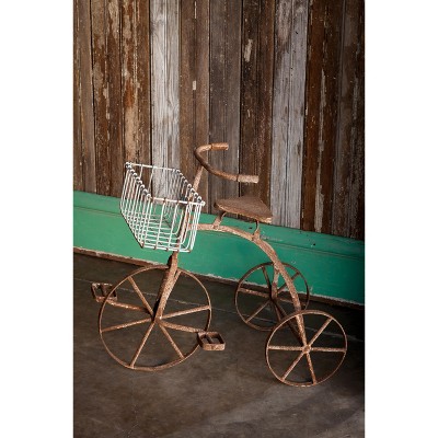 Park Hill Collection Vintage-Style Tricycle Planter