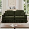 AENKYO Oversized Modular Sofa Set with Removable Ruffles & Ottoman, Large Seater, Deep Seat Corner Sofa with Chenille Fabric for Office, Living Room - 3 of 4