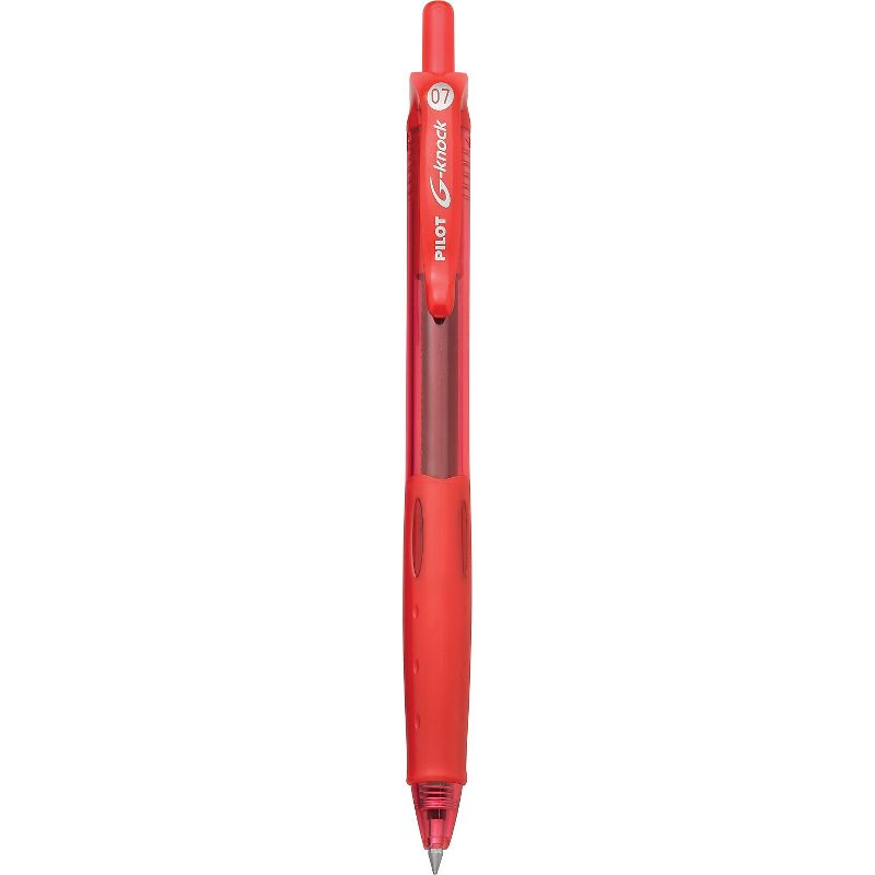 Pilot G-Knock BeGreen Retractable Gel Ink Pen Red Ink .7mm Dozen 31508, 2 of 3