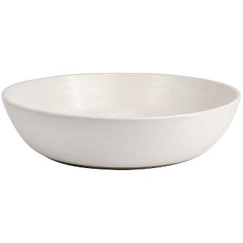 Gibson Milbrook 10 Inch Stoneware Serving Bowl in White Speckle