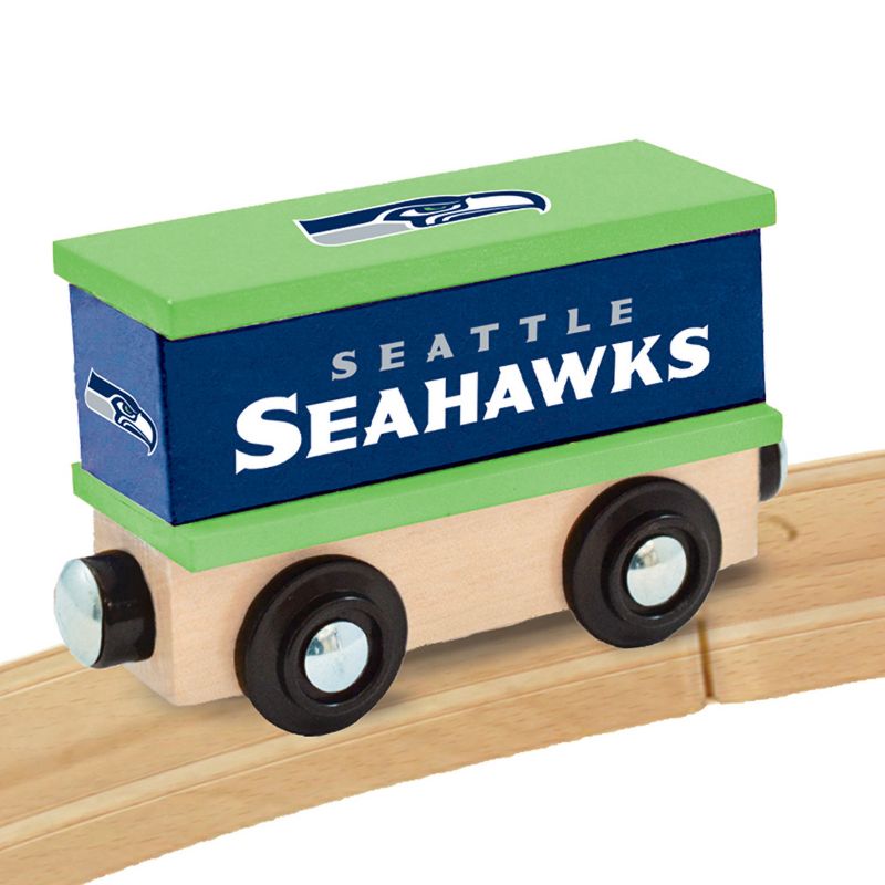 MasterPieces Wood Train Box Car - NFL Seattle Seahawks, 5 of 6