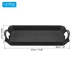 Unique Bargains Plastic Reusable Multi-Purpose Rectangle Serving Trays - 2 of 4