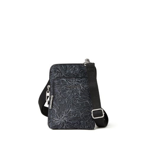 baggallini Women's Securtex® Anti-Theft Activity Small Crossbody Bag -  Midnight Blossom