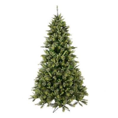 Vickerman 15' Cashmere Pine Slim Artificial Christmas Tree With 7078 ...