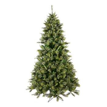 12' Cashmere Pine Slim Tree with 3970 Tips, In Bmyw Metal Base, Dia: 66" (1Pc Split Into 2 Ctns)