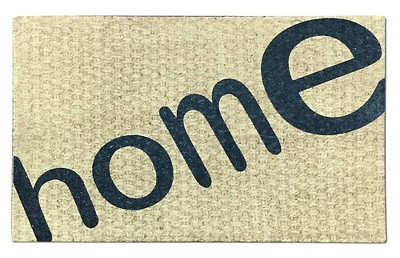 J&V Textiles Home Sweet Home Outdoor Rubber Doormat 18 x 30