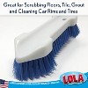 Lola Products Large Countertop Scrub Brush, All Purpose Heavy Duty, Poly Bristles, has Hang Hole for easy storage, Bath & Toilet Scrubber - 1 Pack - 3 of 4