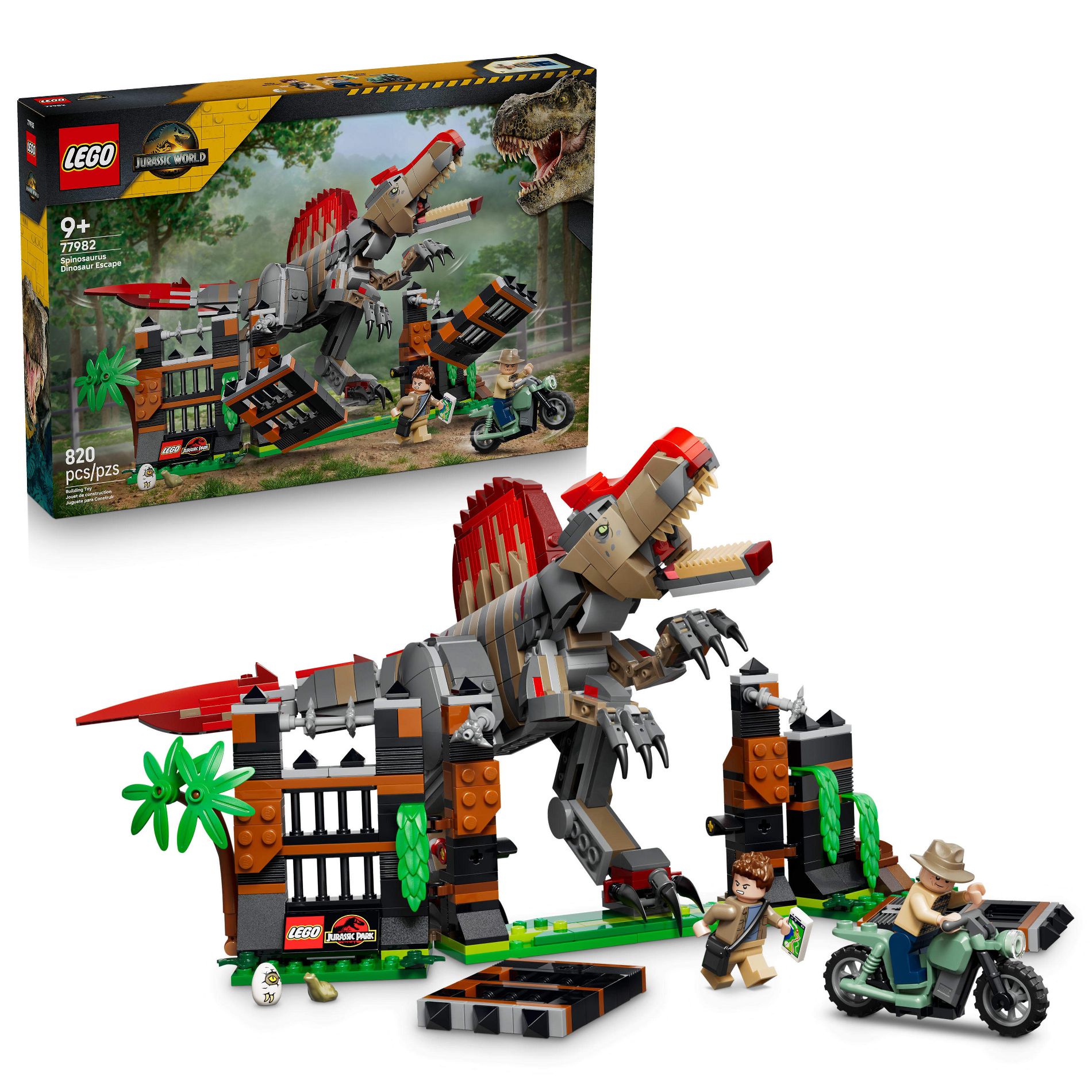 LEGO Jurassic World Spinosaurus Dinosaur Escape 77982