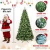 COWLOWN Pre-Lit Christmas Tree, 551 PVC Branch Tips, Memory Wire & Metal Stand, Easy Setup Holiday Tree for Small Spaces - 4 of 4