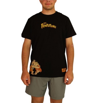 Elevenparis Mens Flintstones Graphic T-Shirt