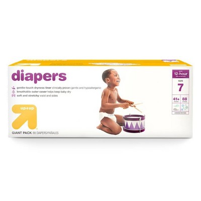 Diapers Giant Pack Size 7 - 88ct - Up 