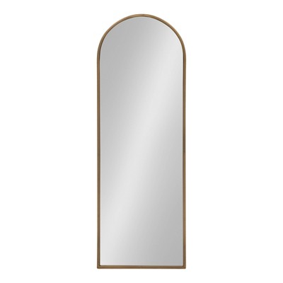 16" x 47" Valenti Tall Framed Arch Mirror Gold - Kate and Laurel