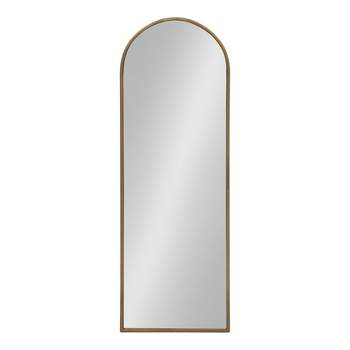 16" x 48" Valenti Tall Framed Arch Mirror Gold - Kate and Laurel