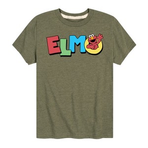 Boys' - Sesame Street - Elmo Short Sleeve Graphic T-Shirt - 1 of 4