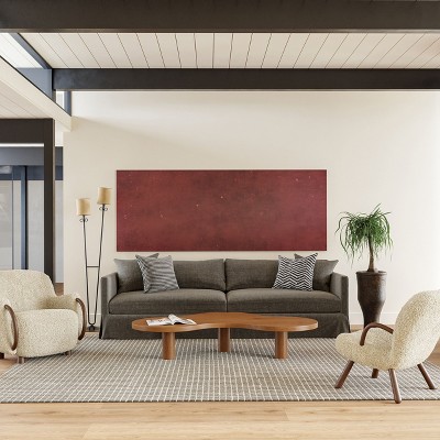 Gray Hand-Tufted Wool Rectangular Area Rug 10' x 14'