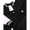 COOFANDY Men's Fashion Varsity Jacket Causal Slim Fit Cotton Letterman Baseball Bomber Jackets - 4 of 4