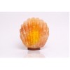 Sea Shell Salt Lamp Pink - Q&A Himalayan Salt: Traditional Modern Decor, Electric Powered, Includes Bulb - 3 of 4