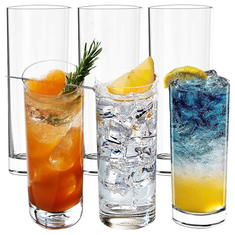 LEMONSODA Highball Drinking Glasses Set of 6 - 15oz, 1 of 6