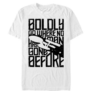 Men's Star Trek Boldly Go Enterprise Journey T-Shirt - 1 of 4