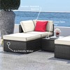 Nestl Outdoor Patio Furniture Set, 5 Piece  Wicker Patio Furniture Sets with Coffee Table - 3 of 4