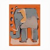 Trademark Fine Art - Treechild Happy Elephant Matted Framed Art - 3 of 4