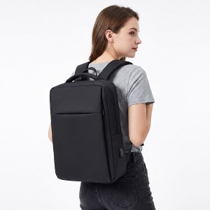 buy modern laptop backpack Premium Executive / Travel resistant and traditional YKK zippers add serious style and resilience Affordable Modern School Backpack, Dark