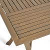 NicBex Boho Outdoor Console Table, Handcrafted Side Tables with Stainless Stee Frame, Patio End Table Outdoor/Indoor for Garden Balcony Yard - 4 of 4