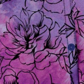 lavender tie dye floral