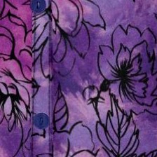 lavender tie dye floral