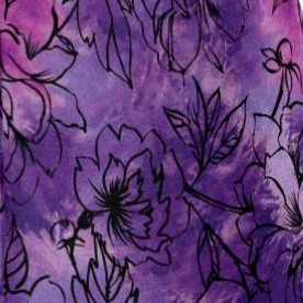 lavender tie dye floral