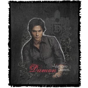 Vampire Diaries Damon Blanket 50"x60" Woven Tapestry - 1 of 4