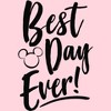 Juniors Womens Mickey & Friends Best Day Ever! T-Shirt - 2 of 4