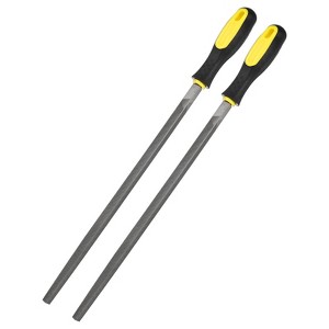 Unique Bargains Square Metal File High Carbon Steel Grip Handle Diamond Multipurpose Hand Files - 1 of 4