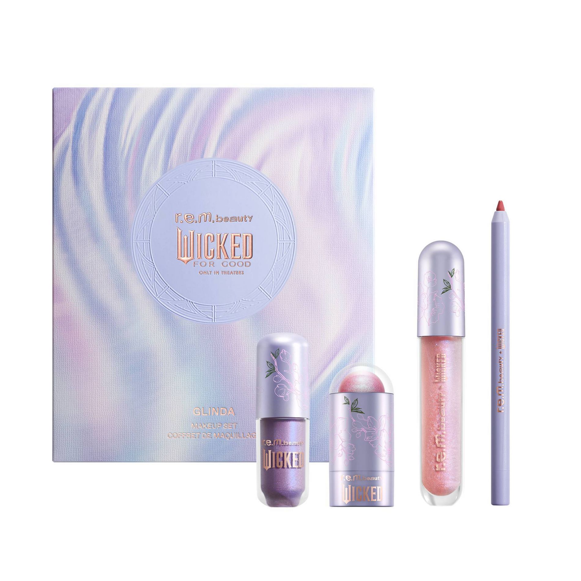 r.e.m. beauty Wicked For Good Glinda Makeup Set - 7.2oz/4pc - Ulta Beauty