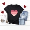 Simply Sage Market Women'sThree Piece Heart Short Sleeve Graphic Tee - 3 of 4
