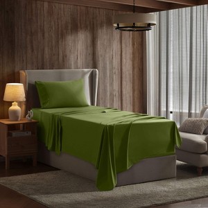 Nestl 4 Piece Bed Sheet Set, Deep Pocket Extra Soft Microfiber Sheets - 1 of 4