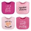 The Peanutshell Baby Girl Terry Bibs, 18 Pack for Feeding, Teething, or Drooling|Girl Foods/Pastel Girl - 3 of 4