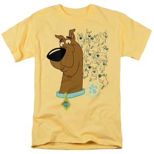 Scooby Doo Evolution Of Scooby Doo Adult T-Shirt - 1 of 4