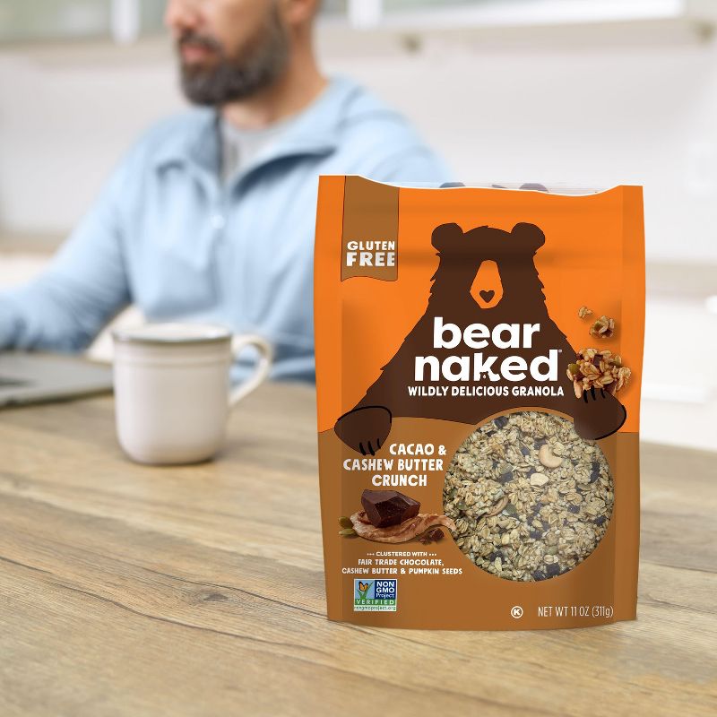 Bear Naked Cacao & Cashew Butter Soft Baked Granola - 11oz, 5 of 14